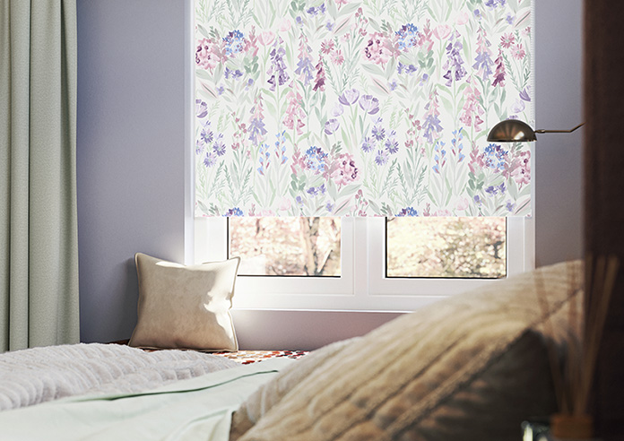 Foxglove Field, Summer Day - Twist&Fit Roller Blind - Image 5